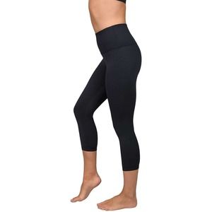 NEW Velocity Women's High Waist Tummy Control Capri Legging Size Large